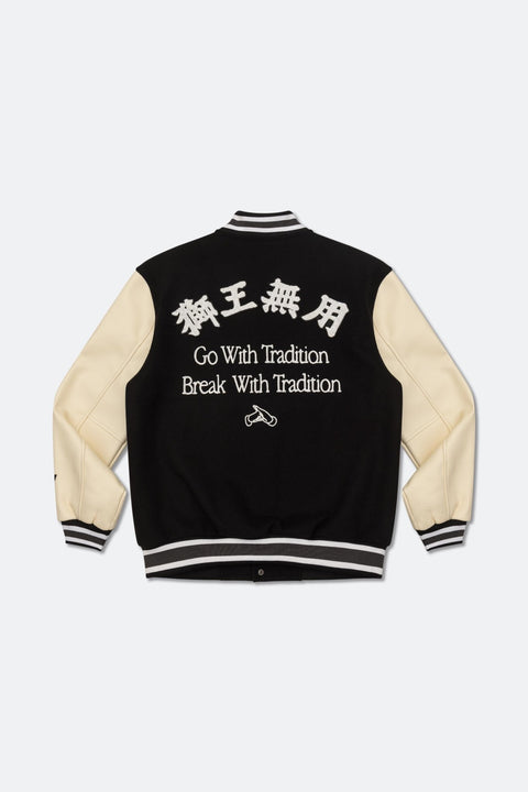 NEEDLESS LIMITED EDITION BASEBALL STYLE JACKET/ BLACK - GROGROCERY