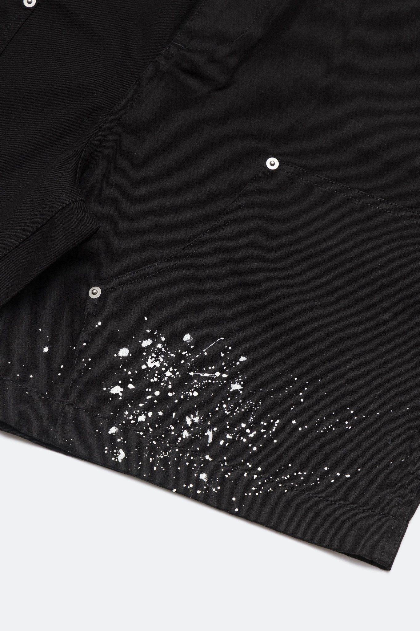 NEEDLESS PAINTING WORKER SHORTS/ BLACK - GROGROCERY