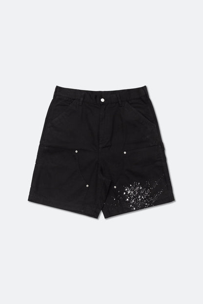 NEEDLESS PAINTING WORKER SHORTS/ BLACK - GROGROCERY