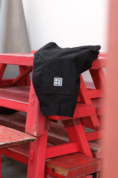 NEEDLESS PAINTING WORKER SHORTS/ BLACK - GROGROCERY