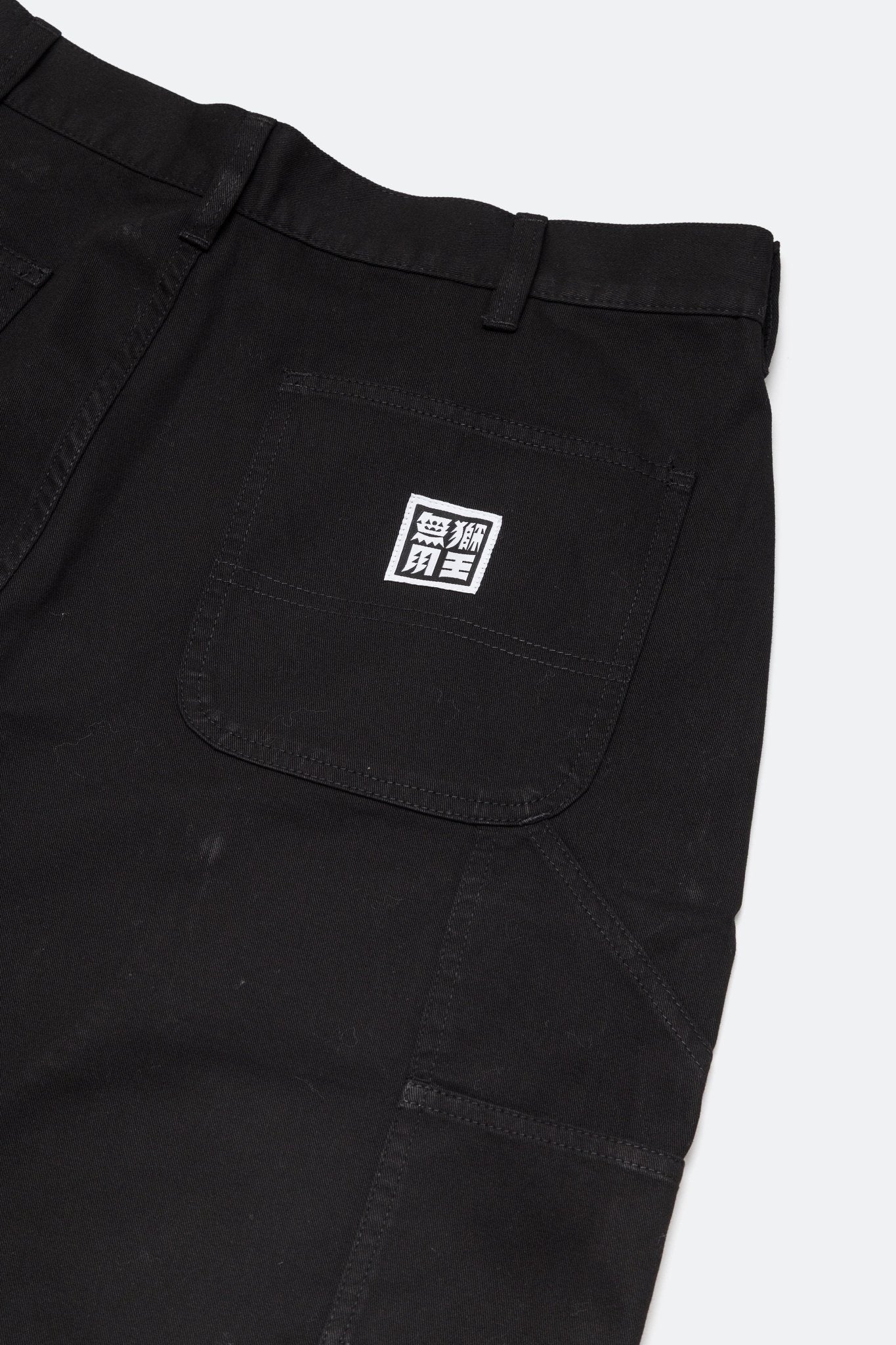 NEEDLESS PAINTING WORKER SHORTS/ BLACK - GROGROCERY