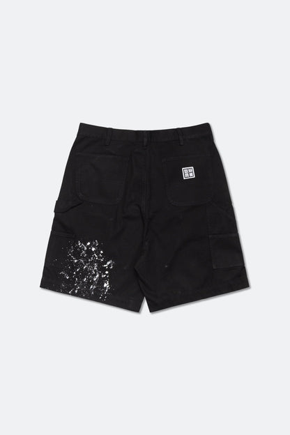 NEEDLESS PAINTING WORKER SHORTS/ BLACK - GROGROCERY