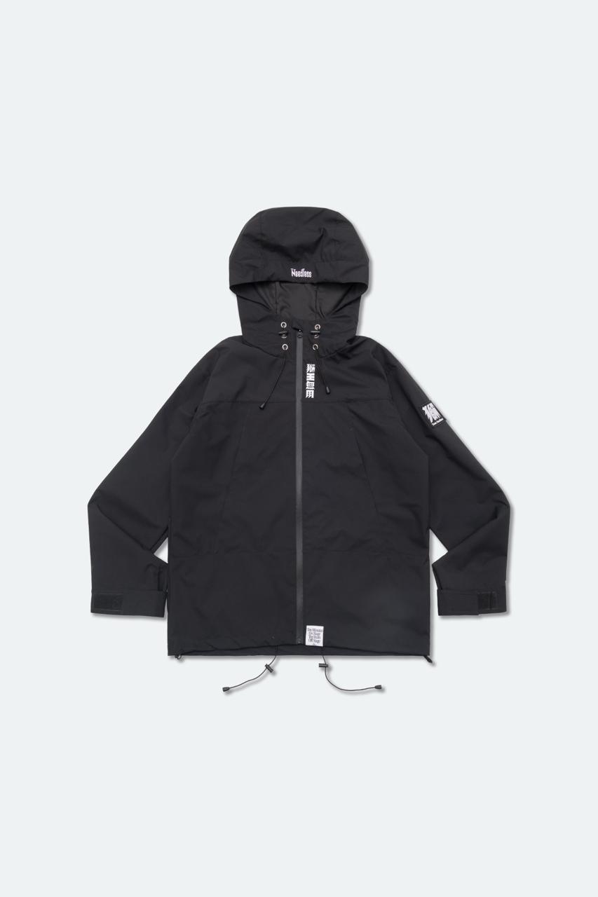 NEEDLESS SPECIAL PRODUCT 26 「張飛獅」 WINDBREAKER JACKET / BLACK - GROGROCERY