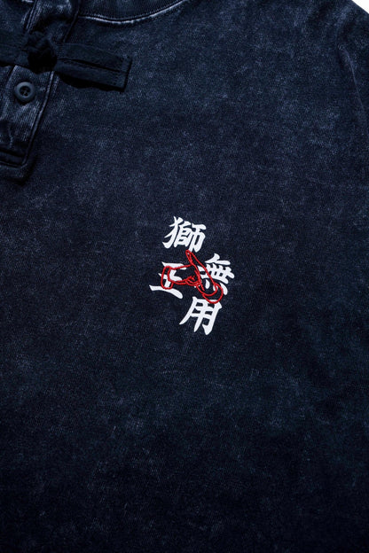 NEEDLESS SS26 KUNG FU TEE WASHED TEE/ BLACK - GROGROCERY