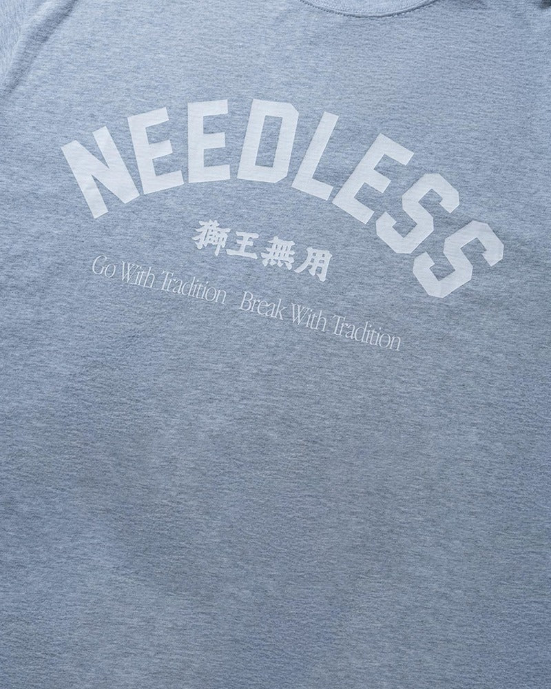 NEEDLESS SS26 OUTDOOR TEE/ GREY - GROGROCERY