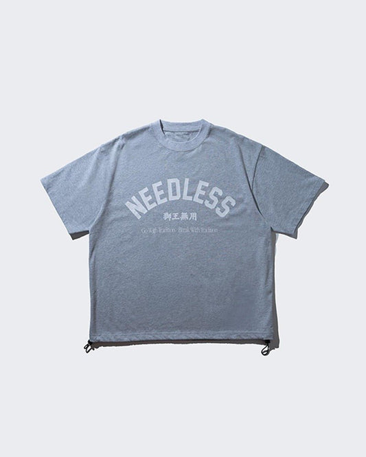 NEEDLESS SS26 OUTDOOR TEE/ GREY - GROGROCERY
