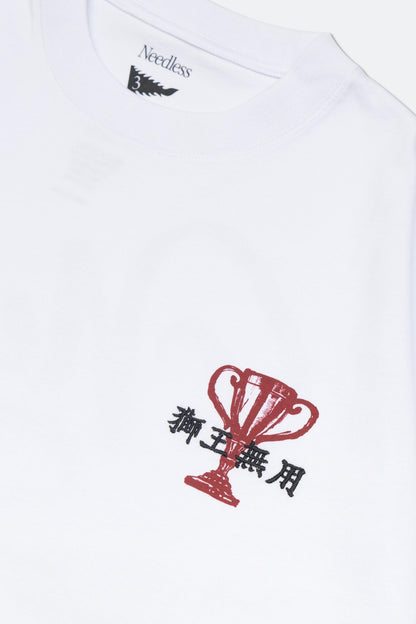 NEEDLESS TO WIN GRAPHIC LOGO TEE/ WHITE - GROGROCERY