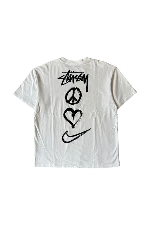 Nike x Stussy 22SS Peace Love Swoosh T - shirt - GROGROCERY