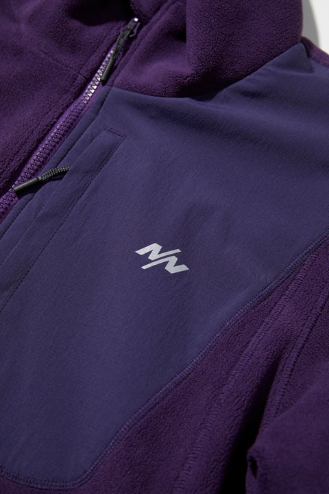 NINEpointNINE ELEMENT FLEECE JACKET/ PURPLE - GROGROCERY