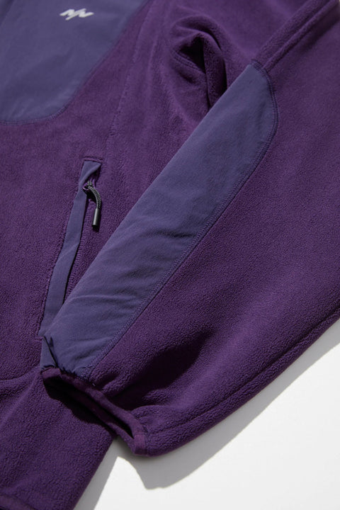 NINEpointNINE ELEMENT FLEECE JACKET/ PURPLE - GROGROCERY