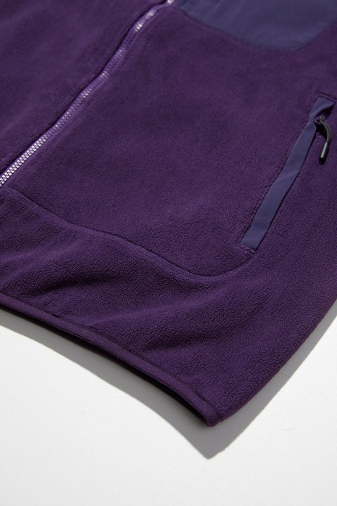 NINEpointNINE ELEMENT FLEECE JACKET/ PURPLE - GROGROCERY