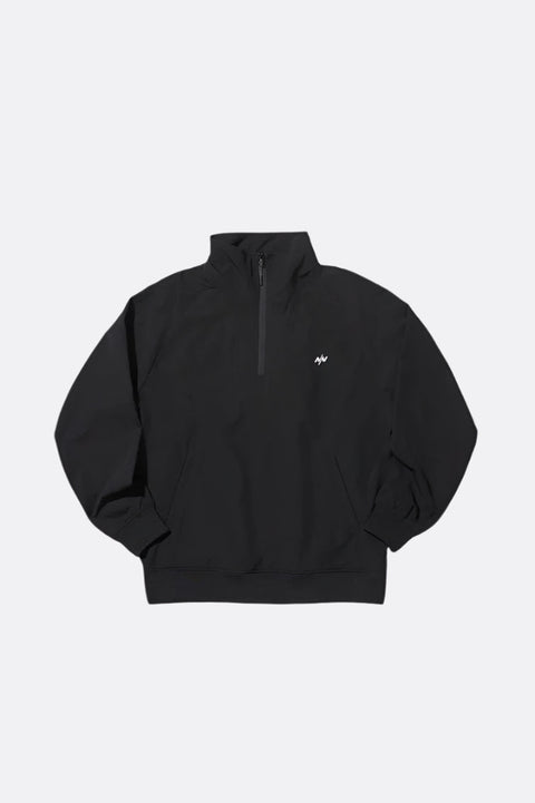 NINEpointNINE ELEMENT HALF ZIP PULLOVER/ BLACK - GROGROCERY