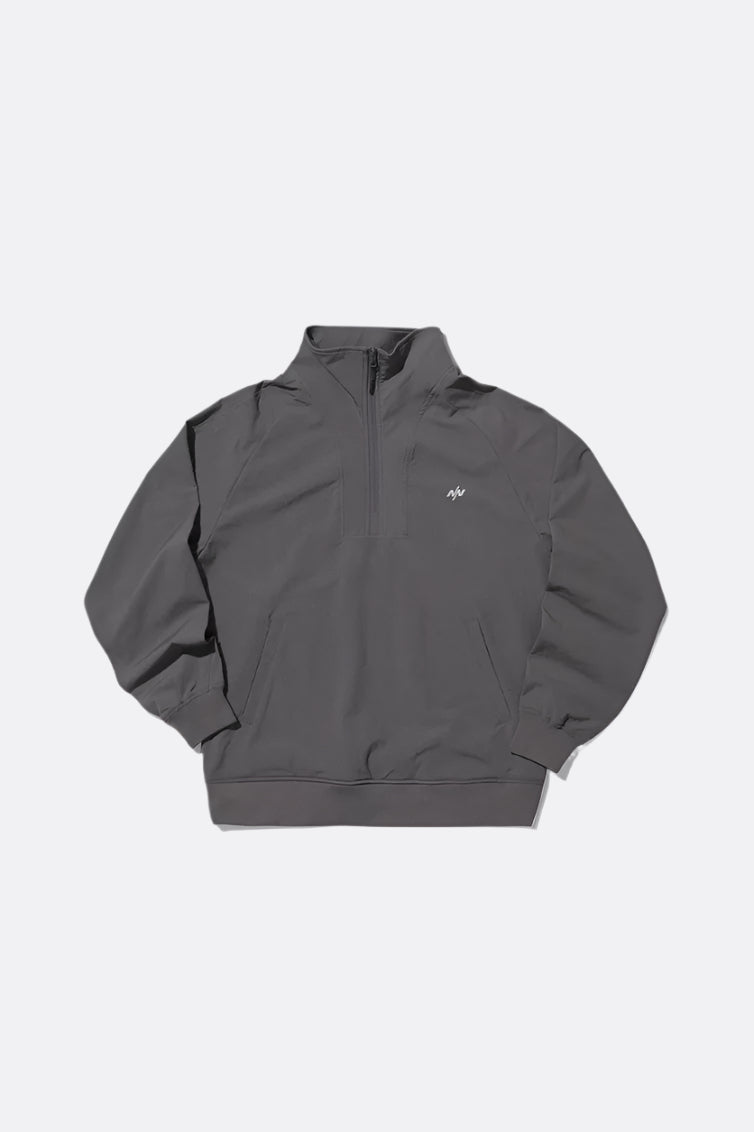 NINEpointNINE ELEMENT HALF ZIP PULLOVER/ DARK GREY - GROGROCERY