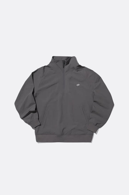 NINEpointNINE ELEMENT HALF ZIP PULLOVER/ DARK GREY - GROGROCERY