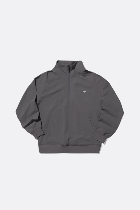 NINEpointNINE ELEMENT HALF ZIP PULLOVER/ DARK GREY - GROGROCERY