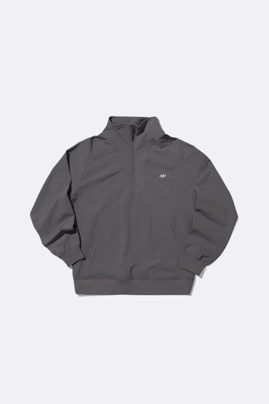 NINEpointNINE ELEMENT HALF ZIP PULLOVER/ DARK GREY - GROGROCERY