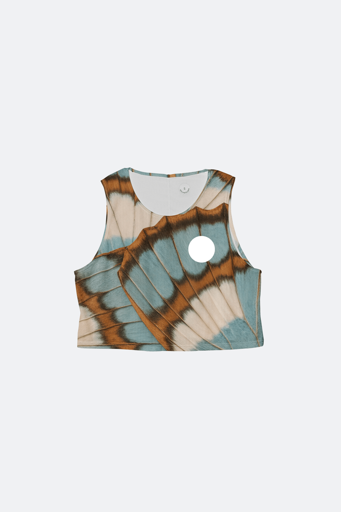 PARTICIPATION BUTTERFLY CROP SINGLET - GROGROCERY