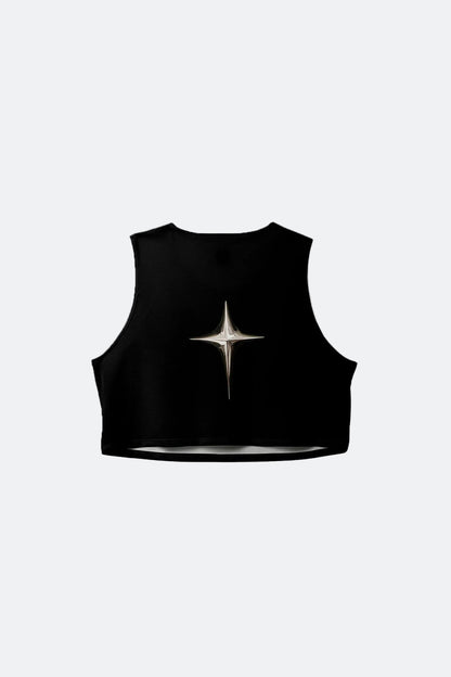 PARTICIPATION CHROME CROP SINGLET - GROGROCERY