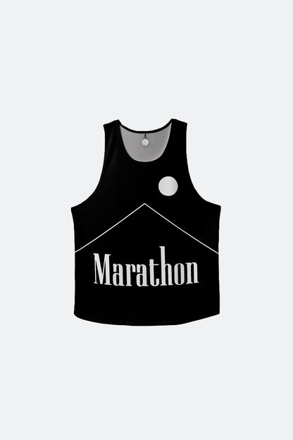 PARTICIPATION MARATHON BLACK SINGLET