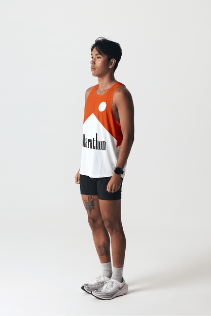 PARTICIPATION MARATHON RED SINGLET - GROGROCERY