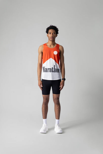 PARTICIPATION MARATHON RED V2 SINGLET - GROGROCERY