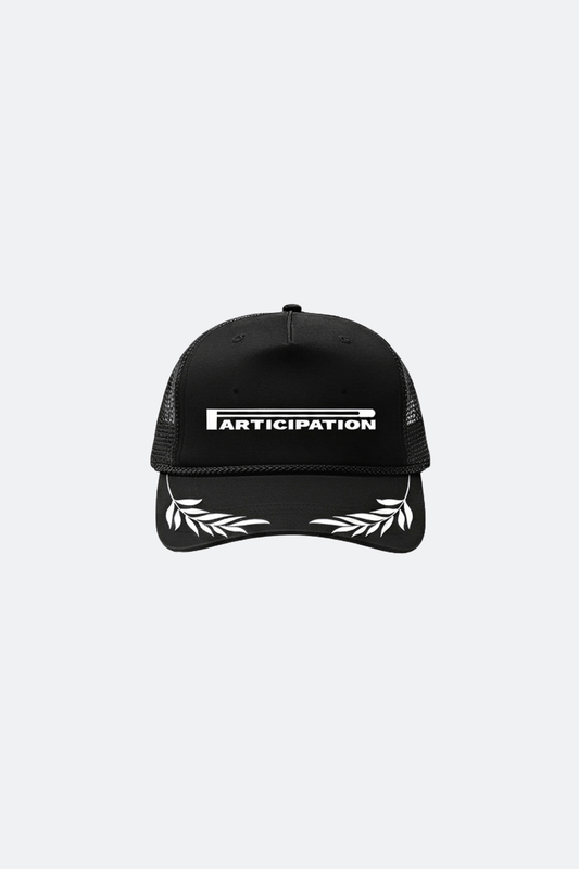 PARTICIPATION PODIUM CAP IN BLACK - GROGROCERY