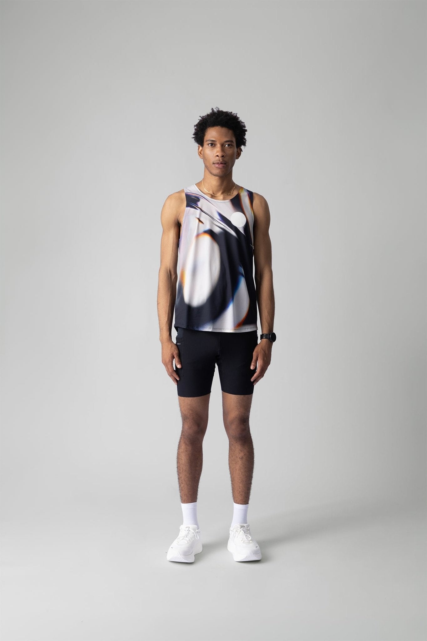 PARTICIPATION WHITE GLASS SINGLET - GROGROCERY