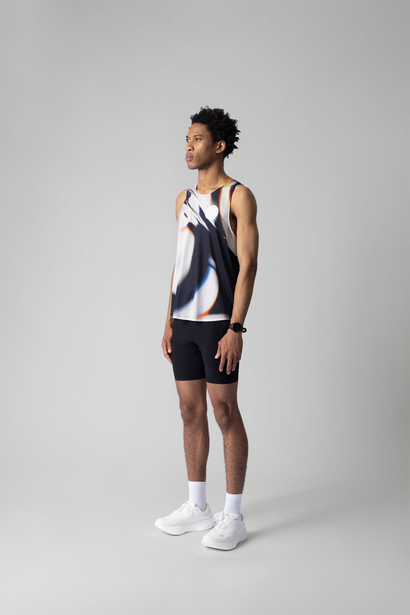 PARTICIPATION WHITE GLASS SINGLET - GROGROCERY