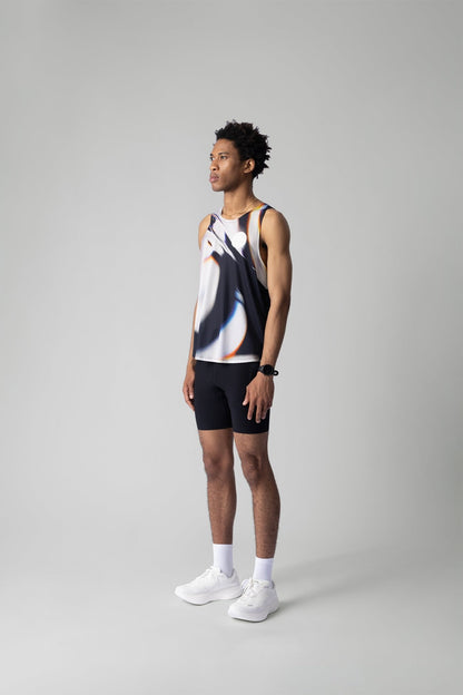PARTICIPATION WHITE GLASS SINGLET - GROGROCERY