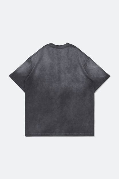GROCERY SNOW  WASHED INVOICE POCKET TEE/ CHARCOAL