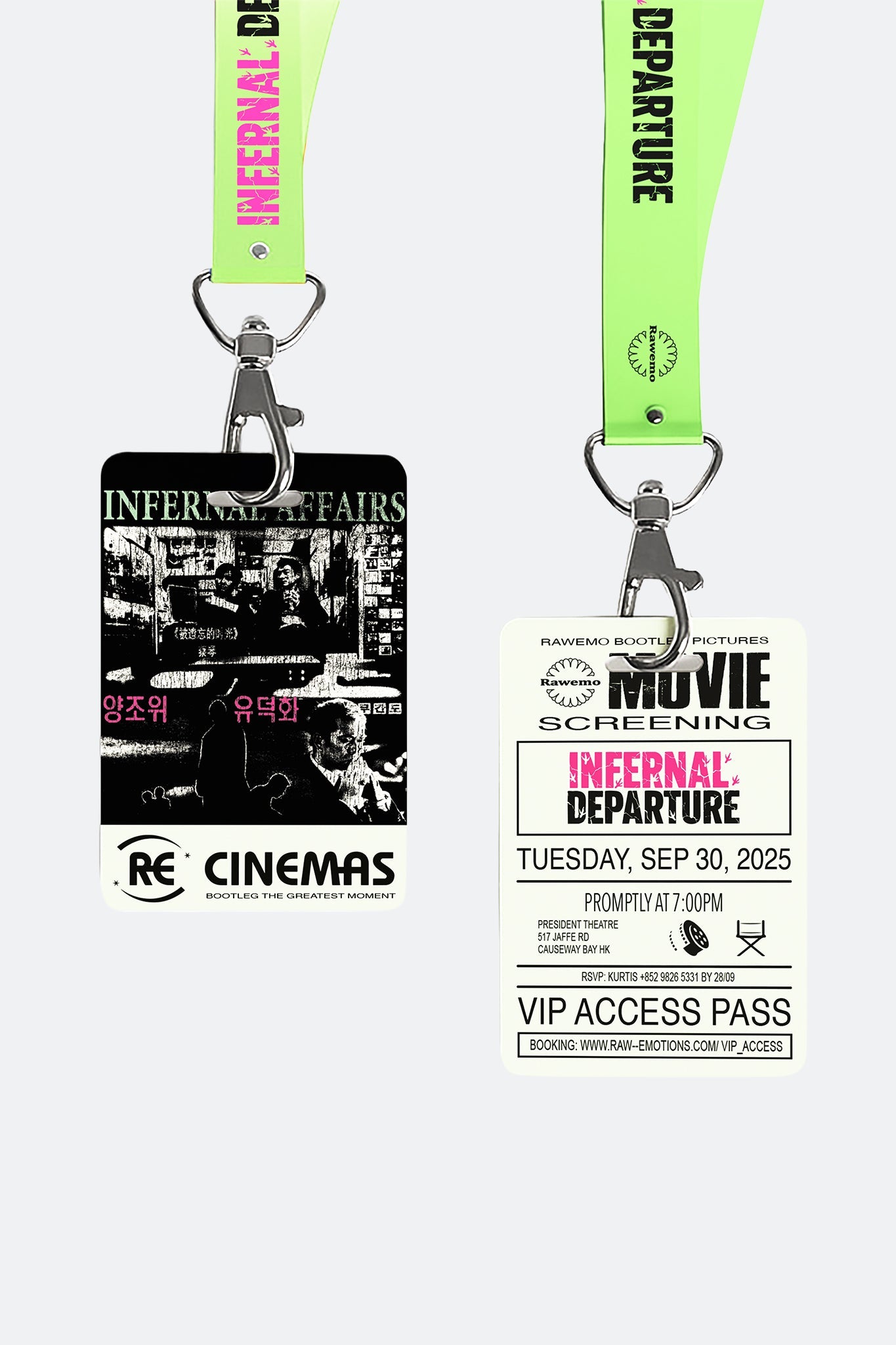 RAWEMOTIONS INFERNAL DEPARTURE TEE/ BLACK - GROGROCERY