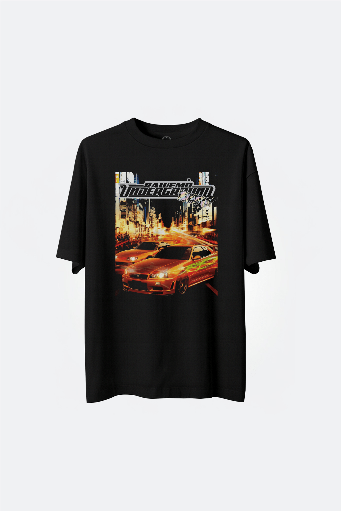 RAWEMOTIONS RAWEMO UNDERGROUND TEE/ BLACK - GROGROCERY
