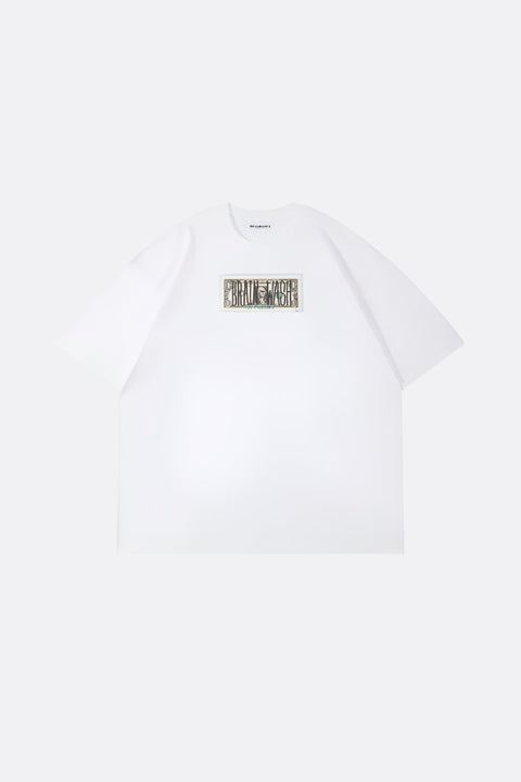 Re - Fabulouz Brain Wash Dollar Tee/ White - GROGROCERY