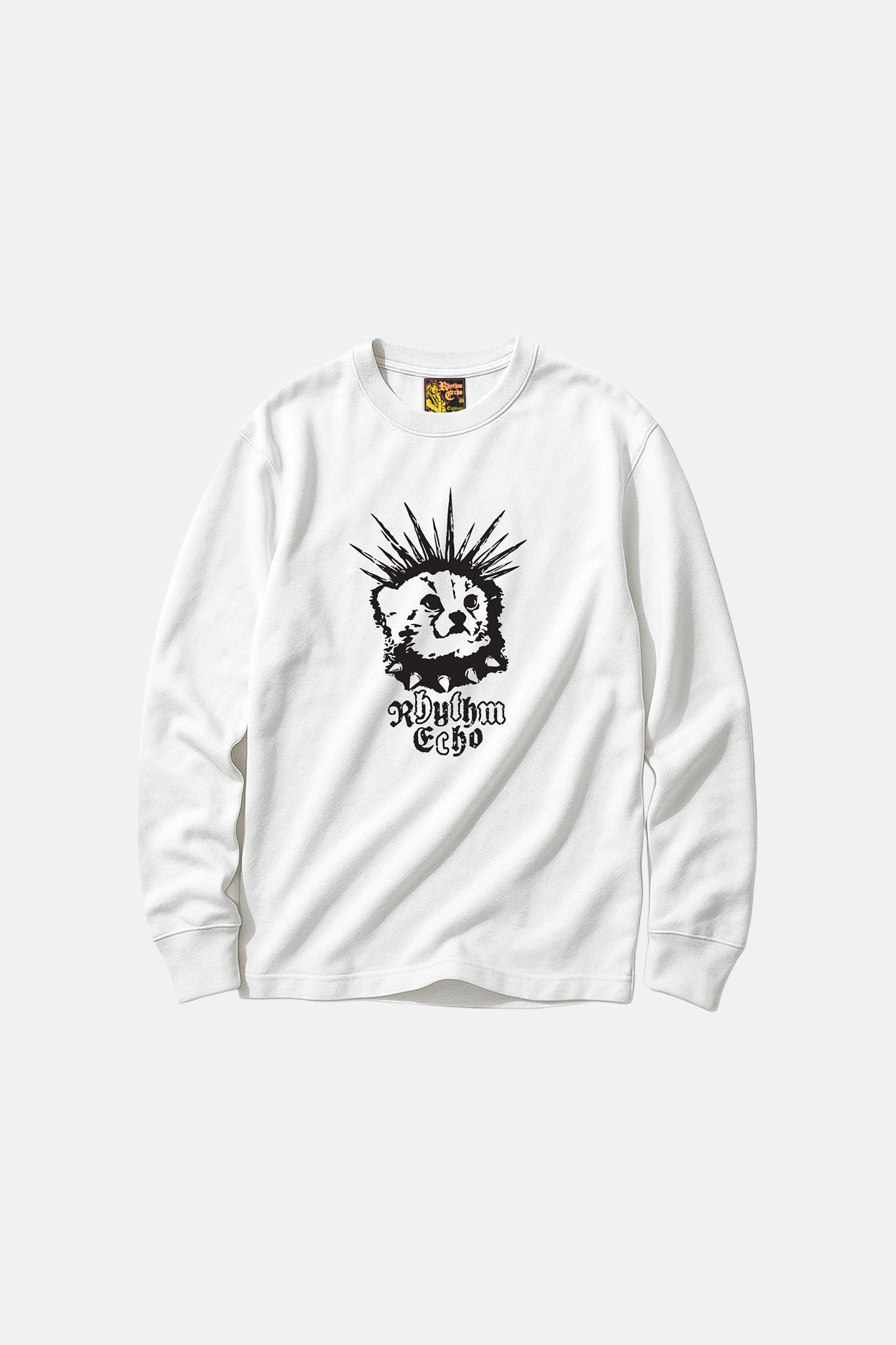 RHYTHM ECHO PUNK LEOPARD LONG TEE/ WHITE - GROGROCERY