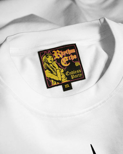 RHYTHM ECHO PUNK LEOPARD LONG TEE/ WHITE - GROGROCERY