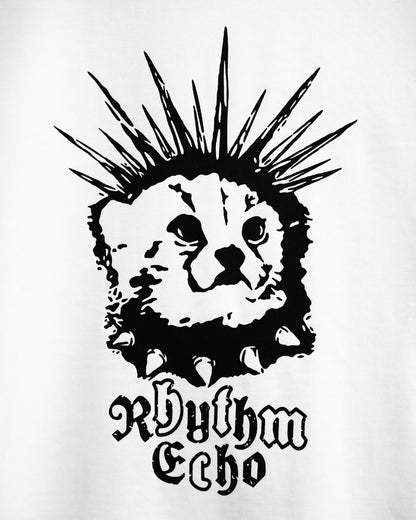 RHYTHM ECHO PUNK LEOPARD LONG TEE/ WHITE - GROGROCERY