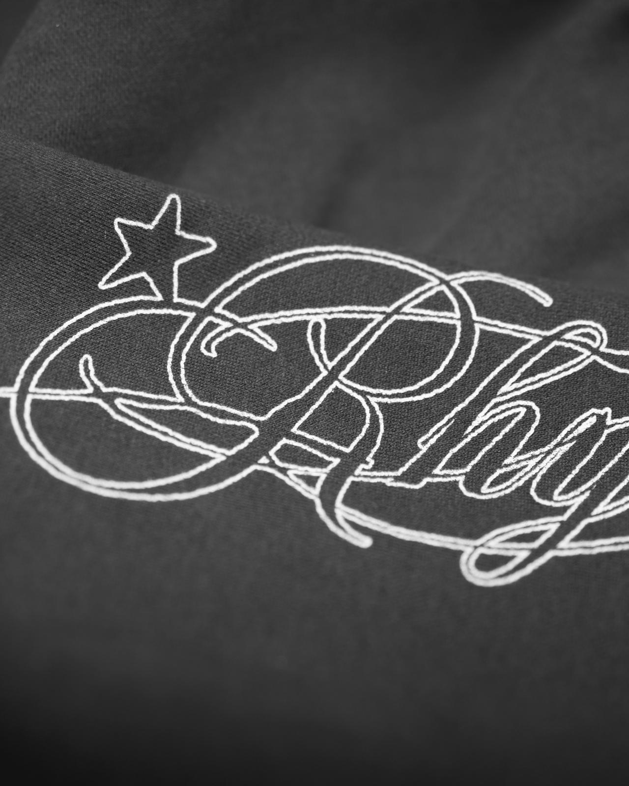 RHYTHM ECHO ROCK KITTY GIRLS LOOSE CROP ZIP HOODIE - GROGROCERY