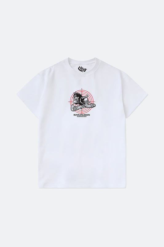 RHYTHM TEAM ROCKET GRAPHIC TEE/ WHITE - GROGROCERY