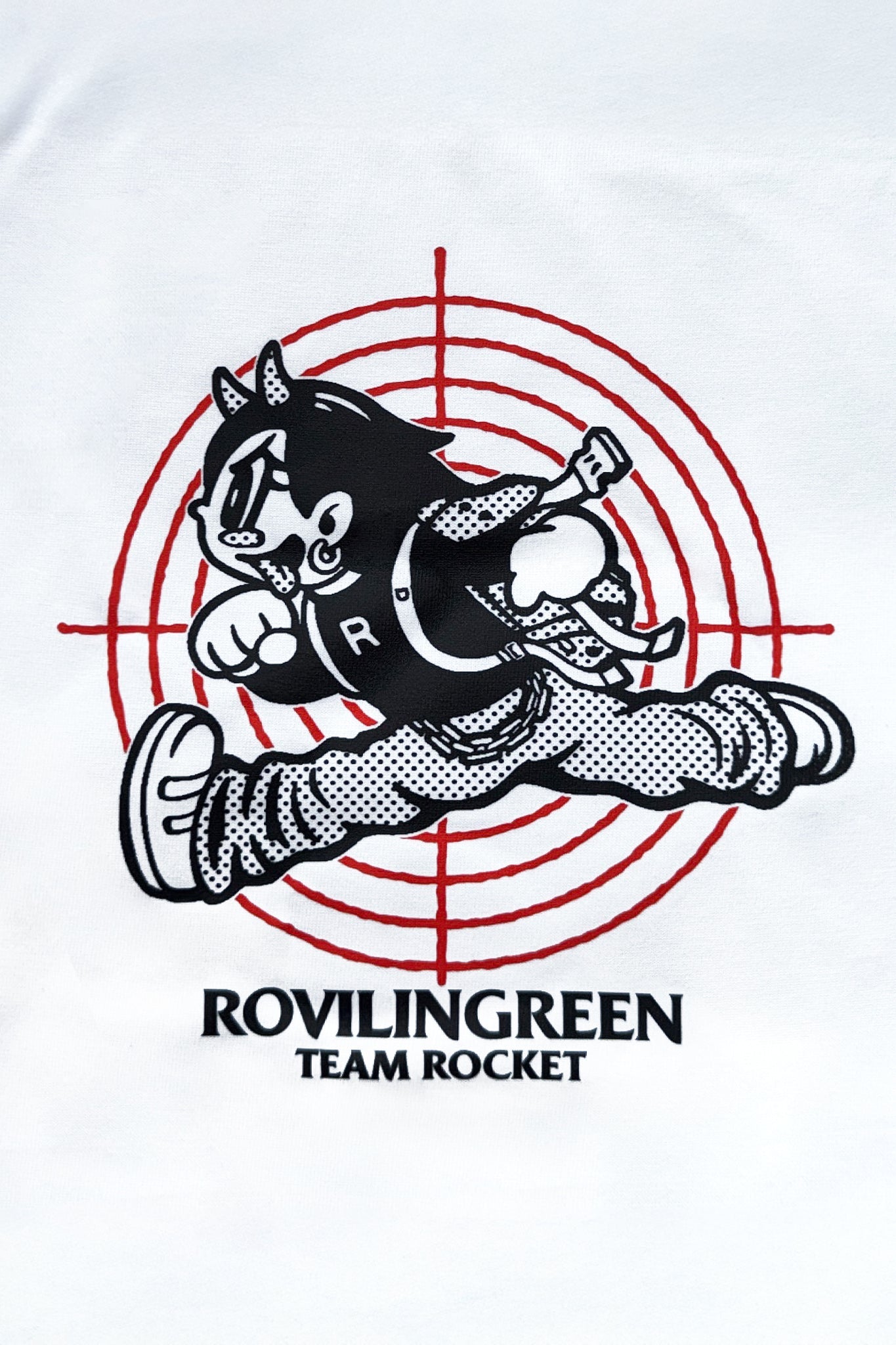 RHYTHM TEAM ROCKET GRAPHIC TEE/ WHITE - GROGROCERY