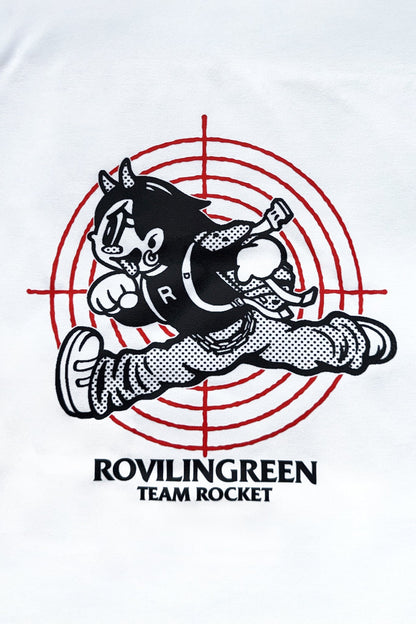 RHYTHM TEAM ROCKET GRAPHIC TEE/ WHITE - GROGROCERY