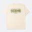 SCENE CLASSIC T - SHIRT / BEIGE & GREEN - GROGROCERY