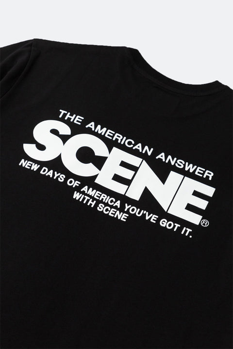 SCENE CLASSIC T - SHIRT / BLACK - GROGROCERY