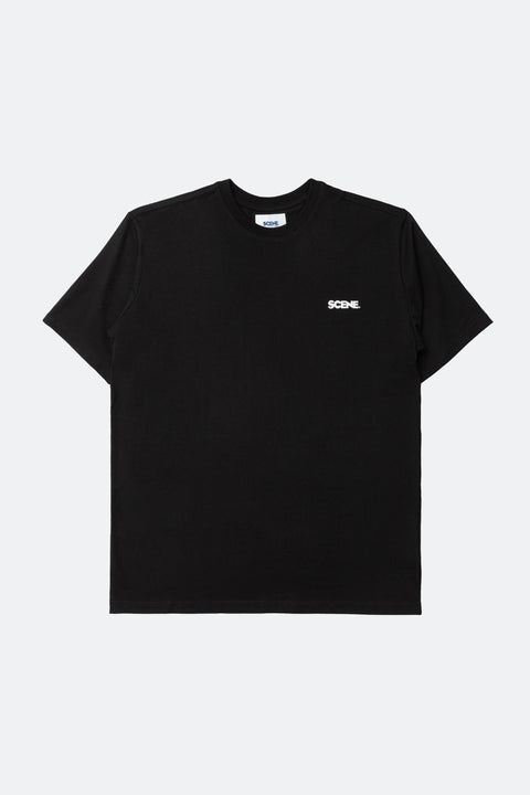 SCENE CLASSIC T - SHIRT / BLACK - GROGROCERY