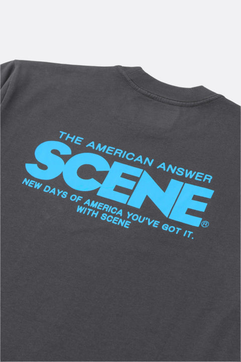 SCENE CLASSIC T - SHIRT / CHARCOAL - GROGROCERY