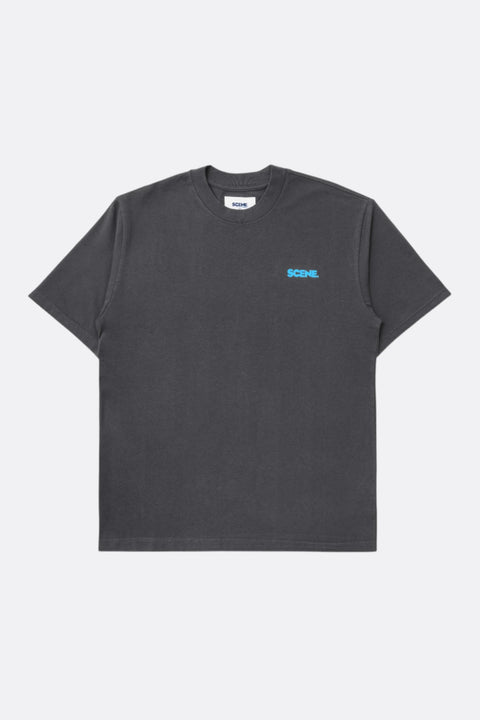 SCENE CLASSIC T - SHIRT / CHARCOAL - GROGROCERY