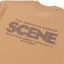 SCENE CLASSIC T - SHIRT / LIGHT BROWN - GROGROCERY