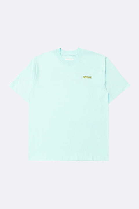 SCENE CLASSIC T - SHIRT / MINT BLUE - GROGROCERY