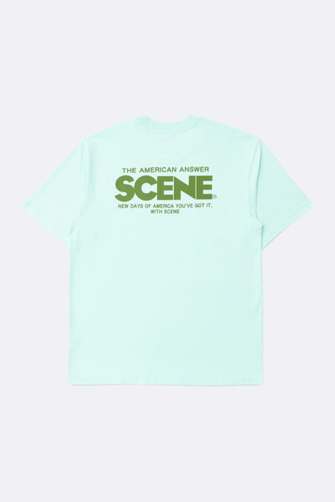 SCENE CLASSIC T - SHIRT / MINT BLUE - GROGROCERY