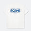 SCENE CLASSIC T - SHIRT / WHITE & BLUE - GROGROCERY