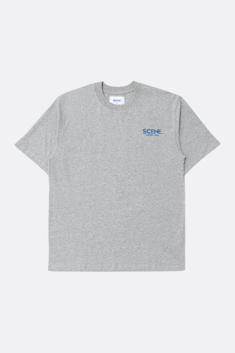 SCENE TOKYO 1976 CLASSIC T - SHIRT / GREY & NAVY - GROGROCERY